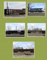 CSX Gons and B&O Caboose